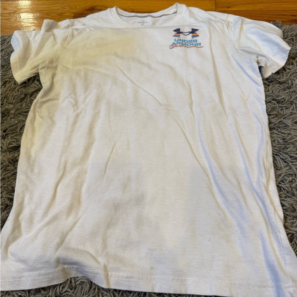 Under Armour Kid’s White T-Shirt - size YXL